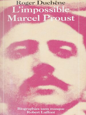 cover image of L'Impossible Marcel Proust
